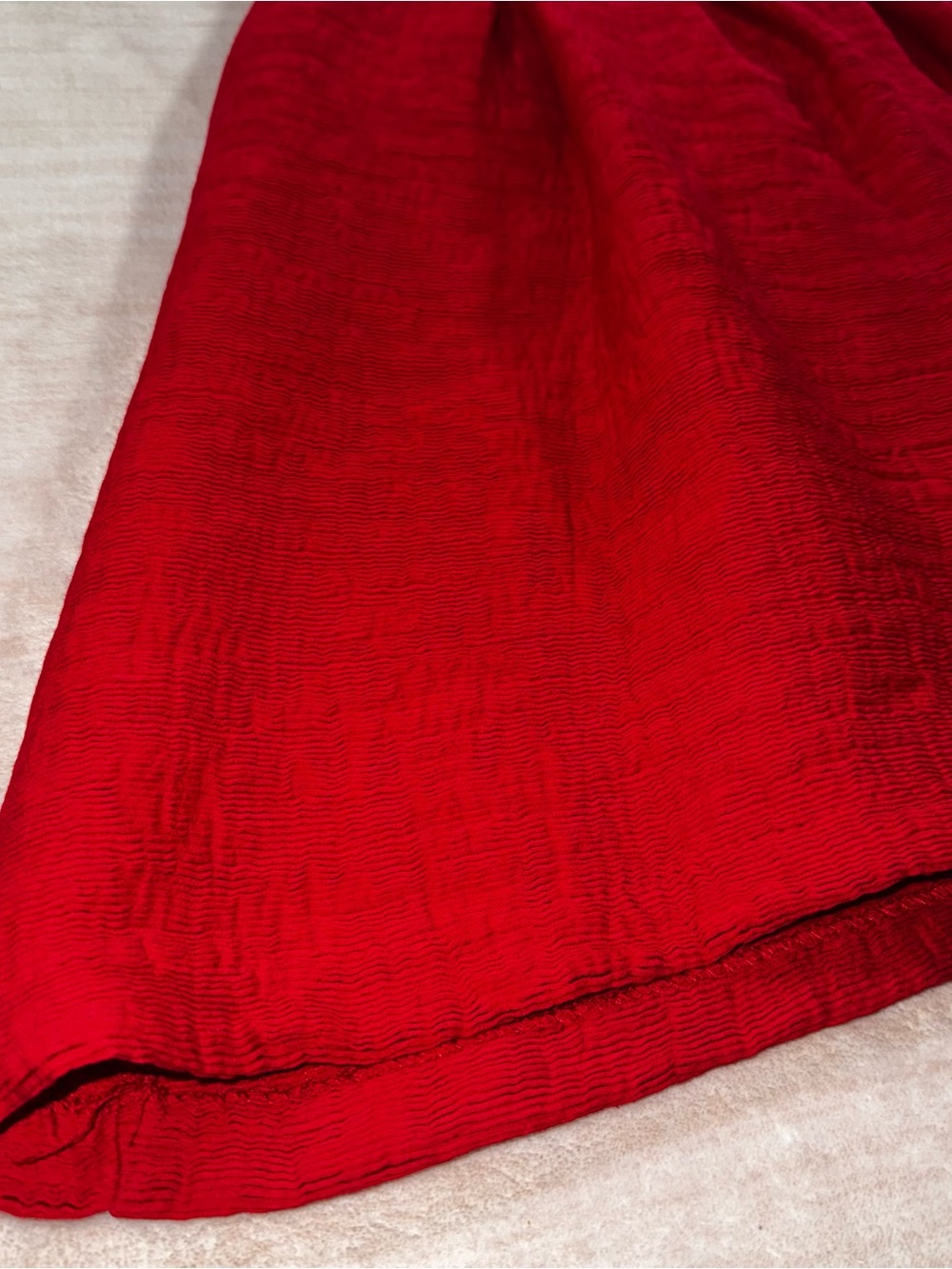 The Limited Red Sleeveless Pleated Midi Dress - Picture 4 of 15